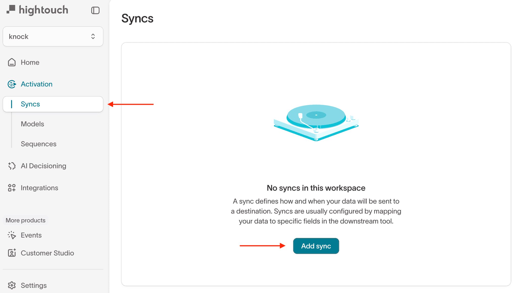 Add a sync